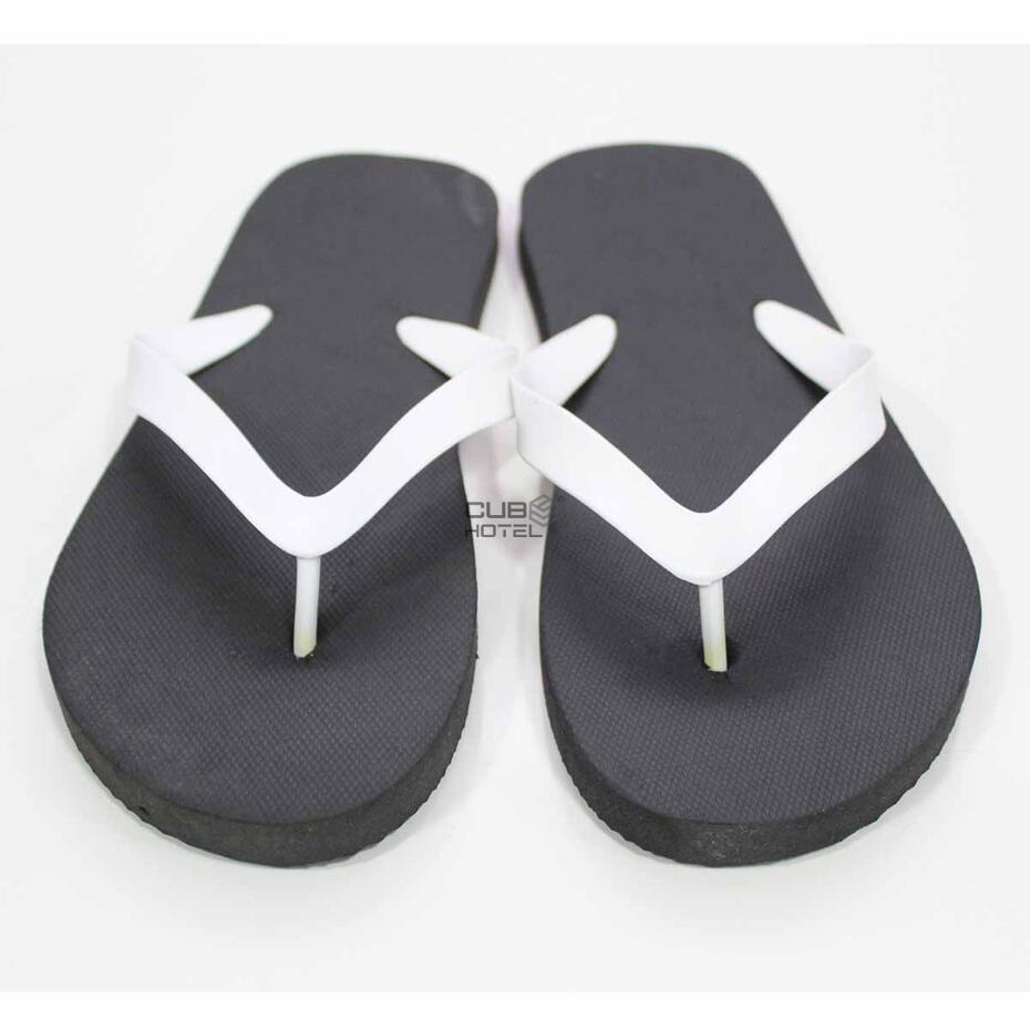 100 Pares, Chinelos Hotel Flip Flop Black, 29Cm